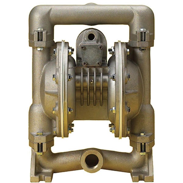 Zeeline Air-Operated Stainless-Steel Double Diaphragm Pump 1 in. NPT 1040SS - main